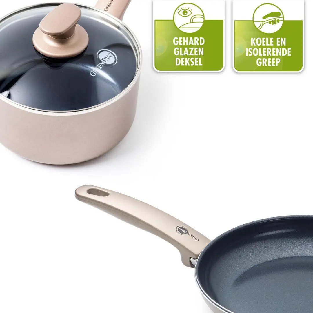 GreenPan Cambridge Koekenpan 20cm - Brons