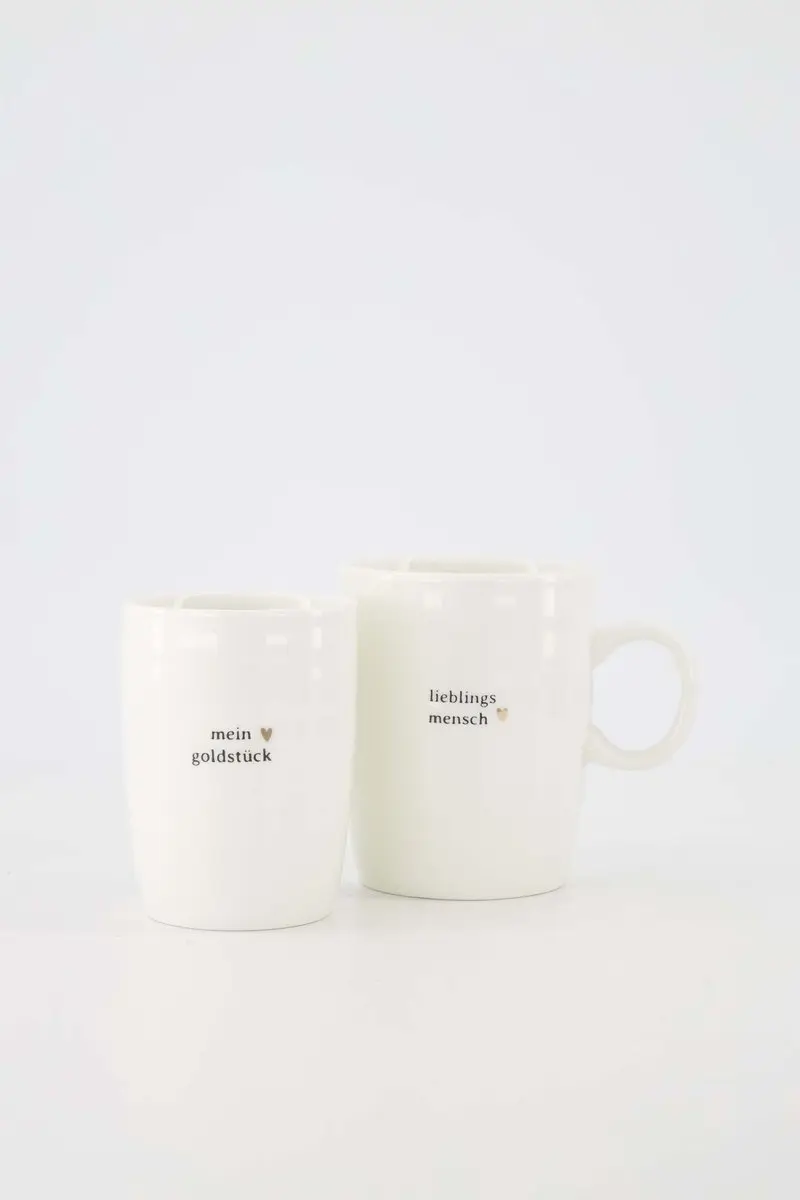 Zusss Cadeauset Koffie- en Theemok Mein Goldstück