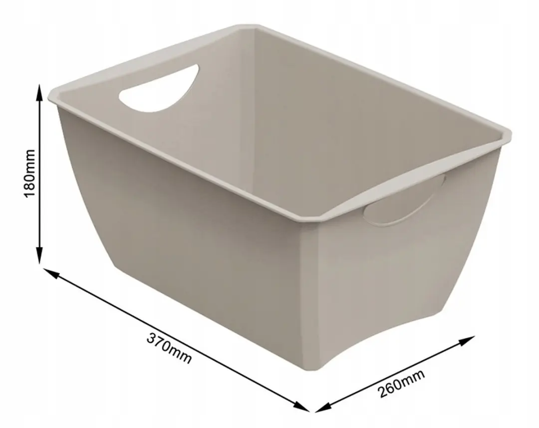 Rotho Lounge Eco Opbergbox 11L - Cappuccino