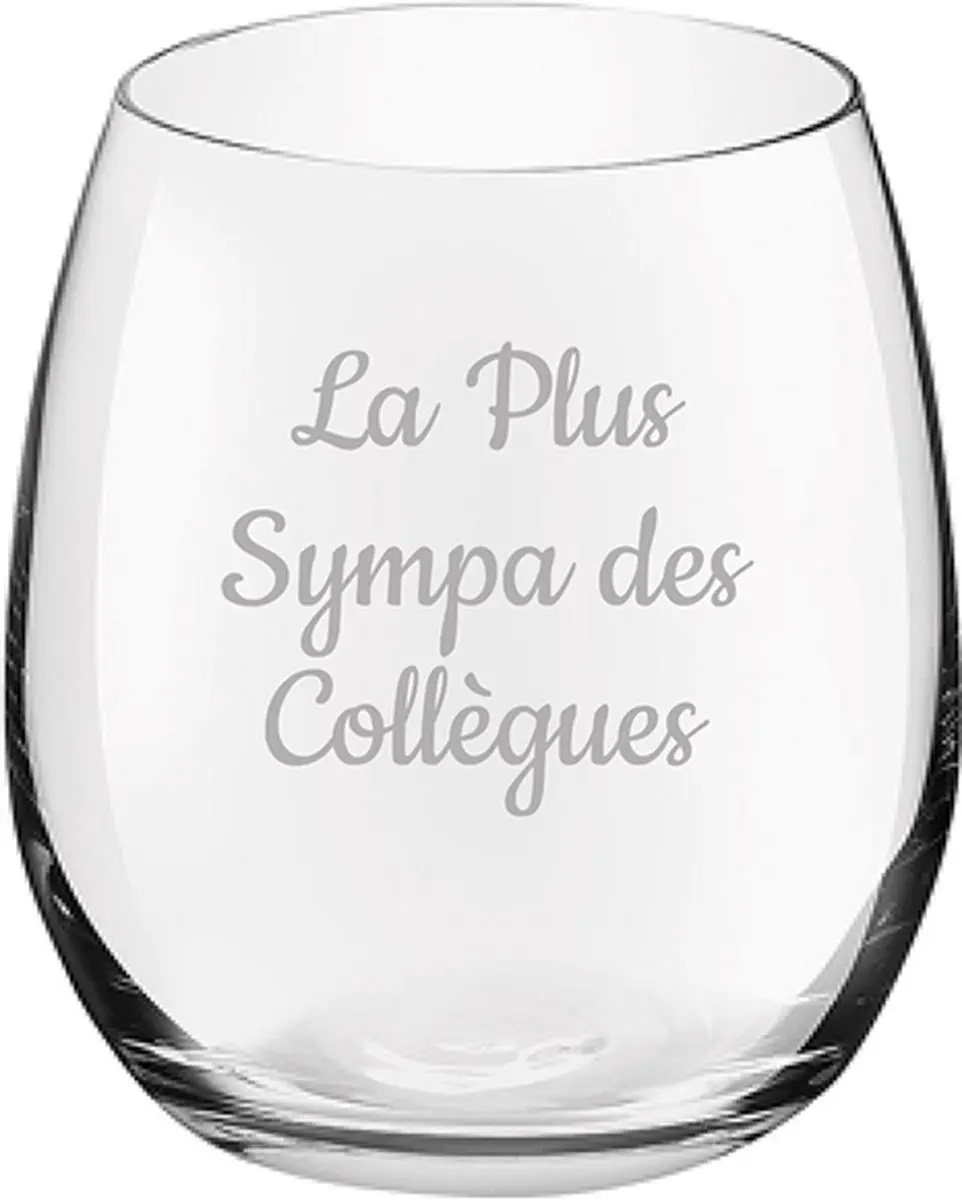 Royal Leerdam Drinkglas La Plus Sympa des Collègues 39cl