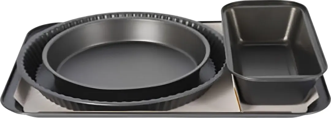La Cucina Bakvormen Set 4-delig - Zwart
