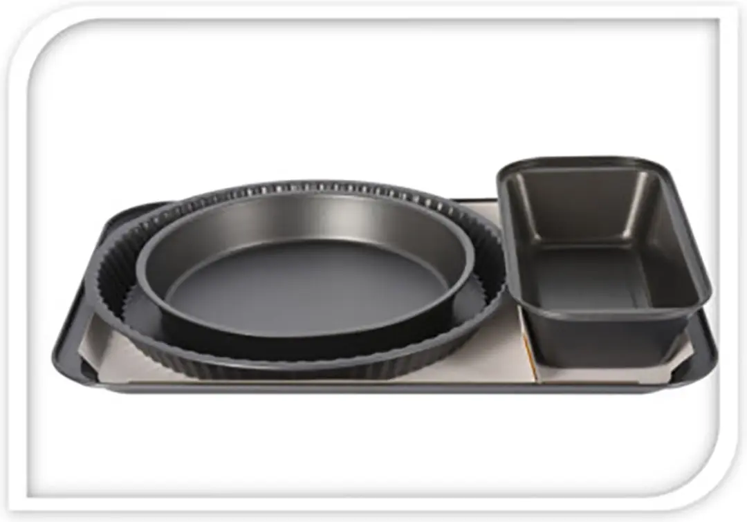 La Cucina Bakvormen Set 4-delig - Zwart