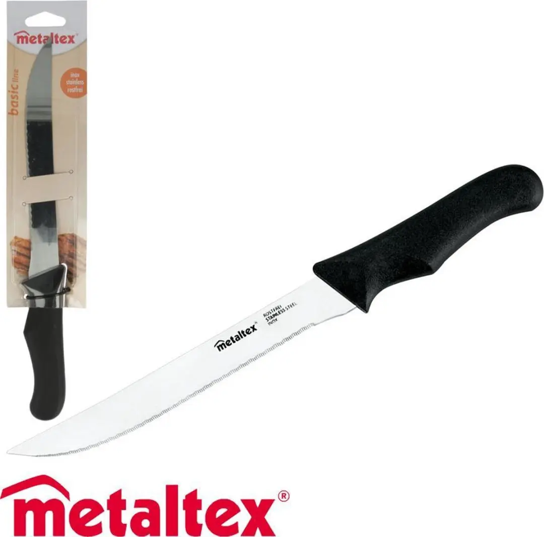 Metaltex By Tomado Fileermes 31cm - RVS lemmet - Zwart