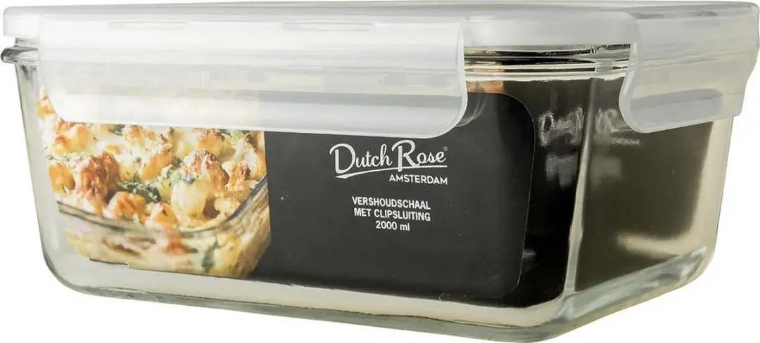 Dutch Rose Ovenschaal Amsterdam 2L - met deksel - roze