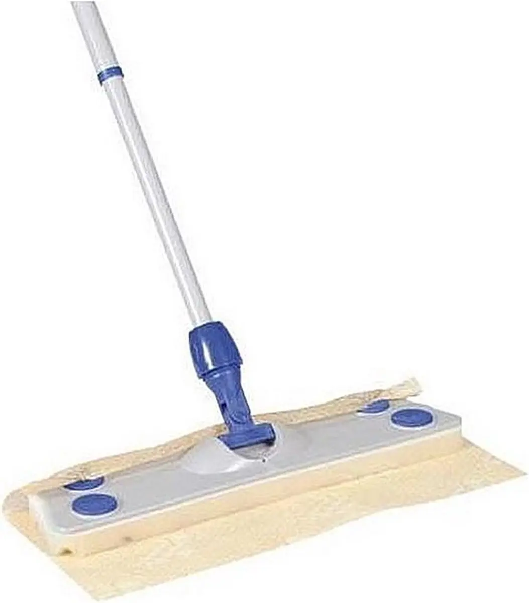 Linea Vloerwisser 40cm Staal - Blauw