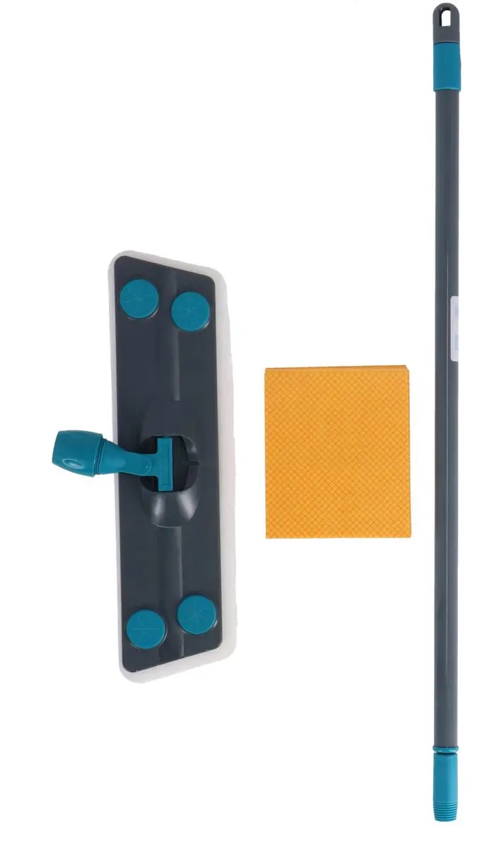 Linea Vloerwisser 40cm Staal - Blauw