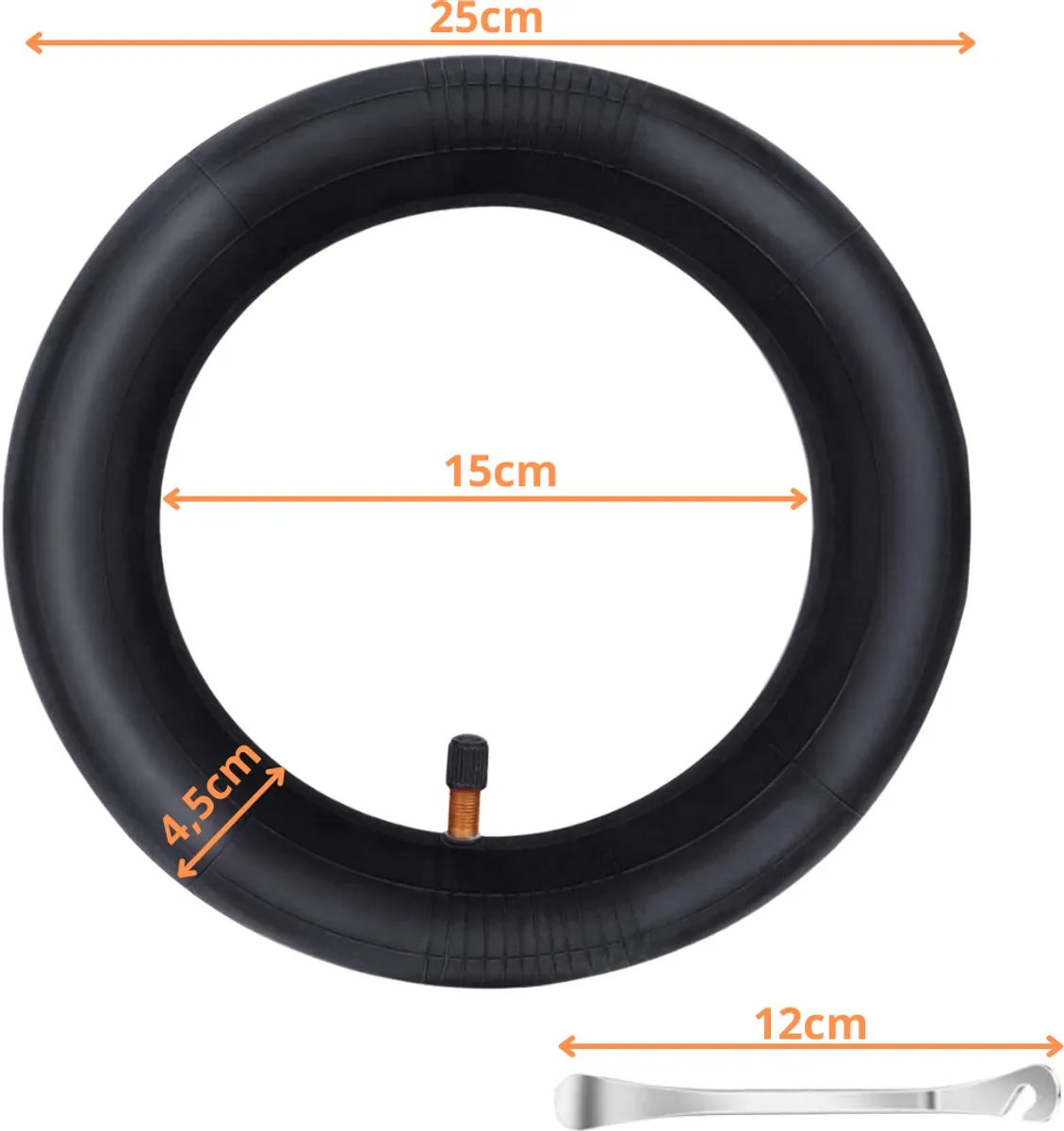 Xiaomi Binnenband 8,5 inch - 2 Stuks - Zwart