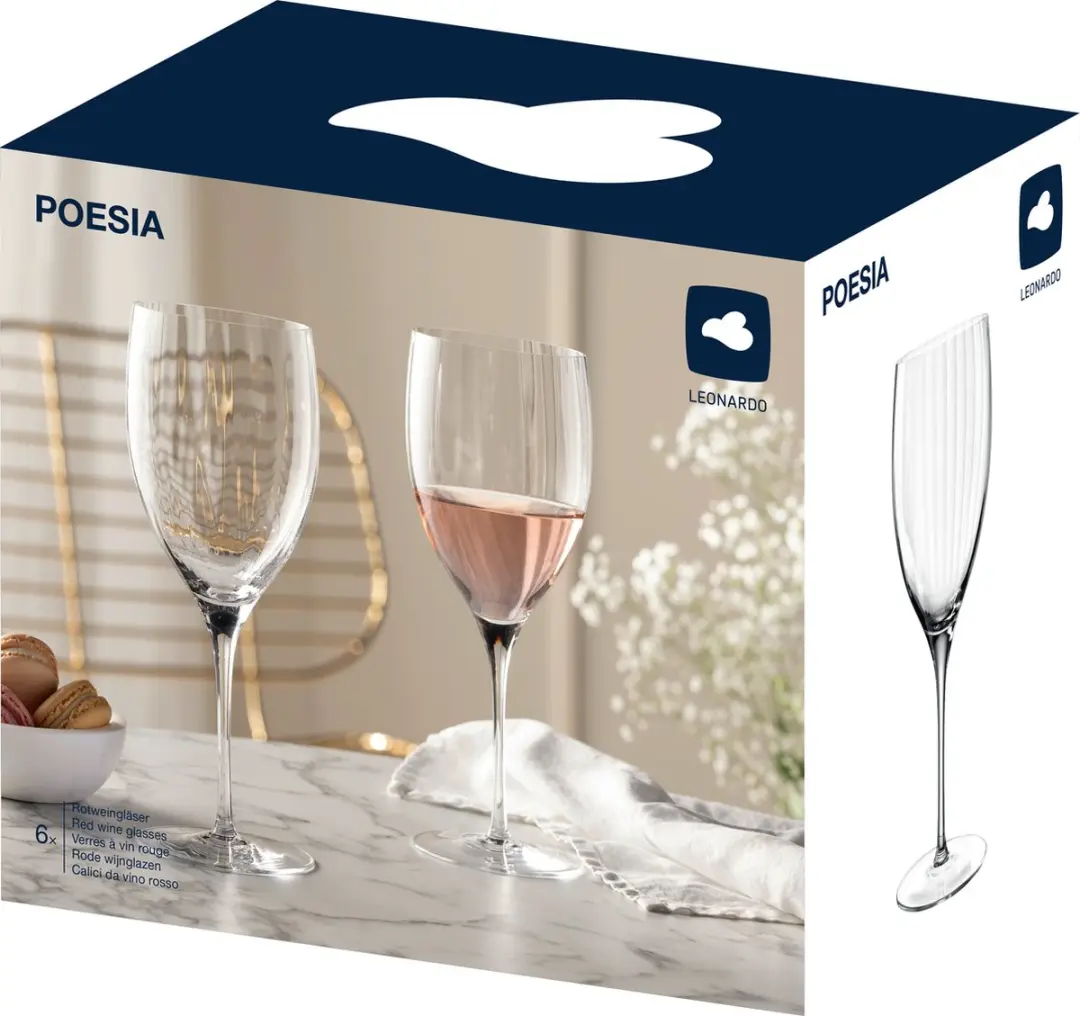 Leonardo Poesia Rode Wijnglas 600ml - Set van 6