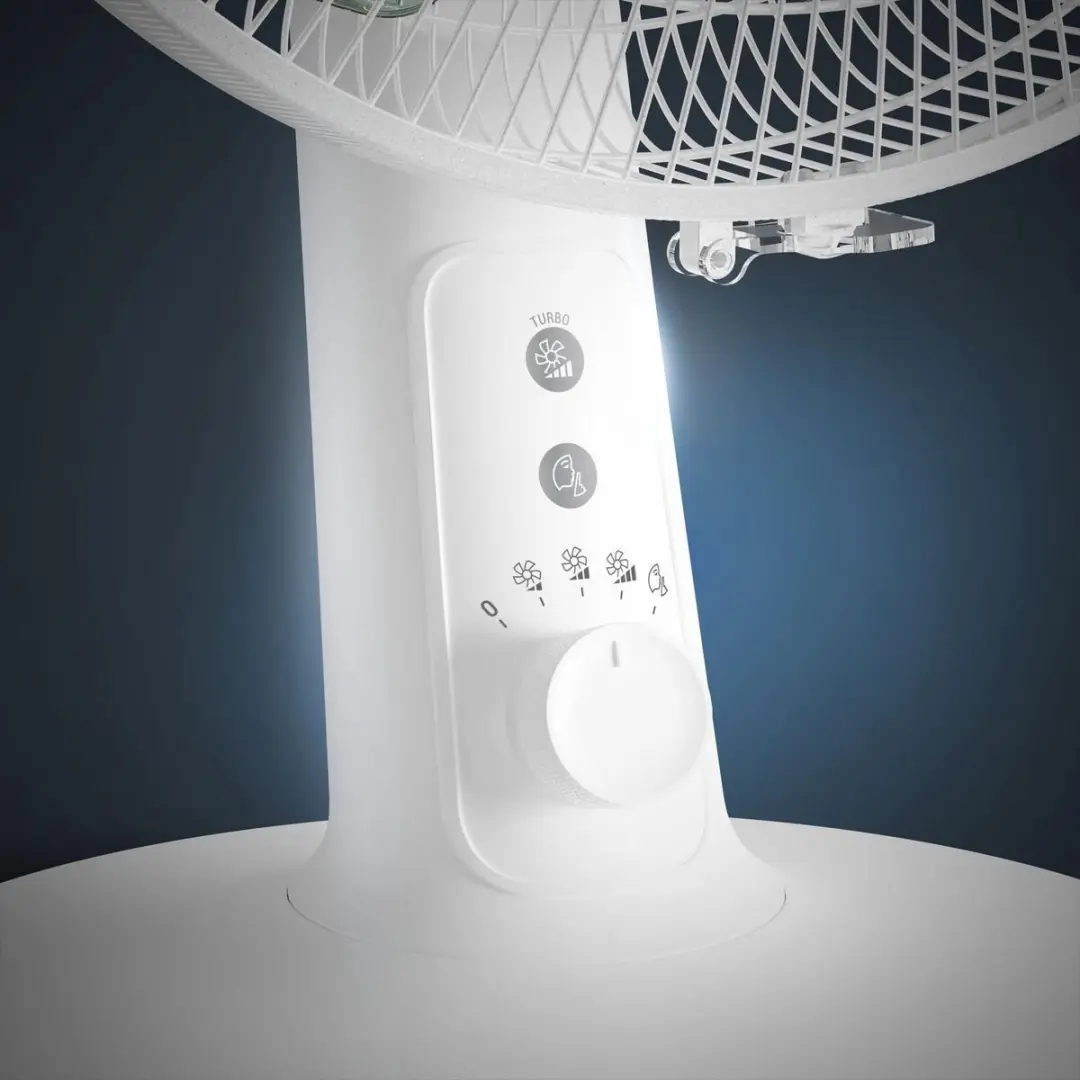 Rowenta Turbo Silence Extreme VU2740 Tafelventilator - 43 m³/min - 4 Snelheden