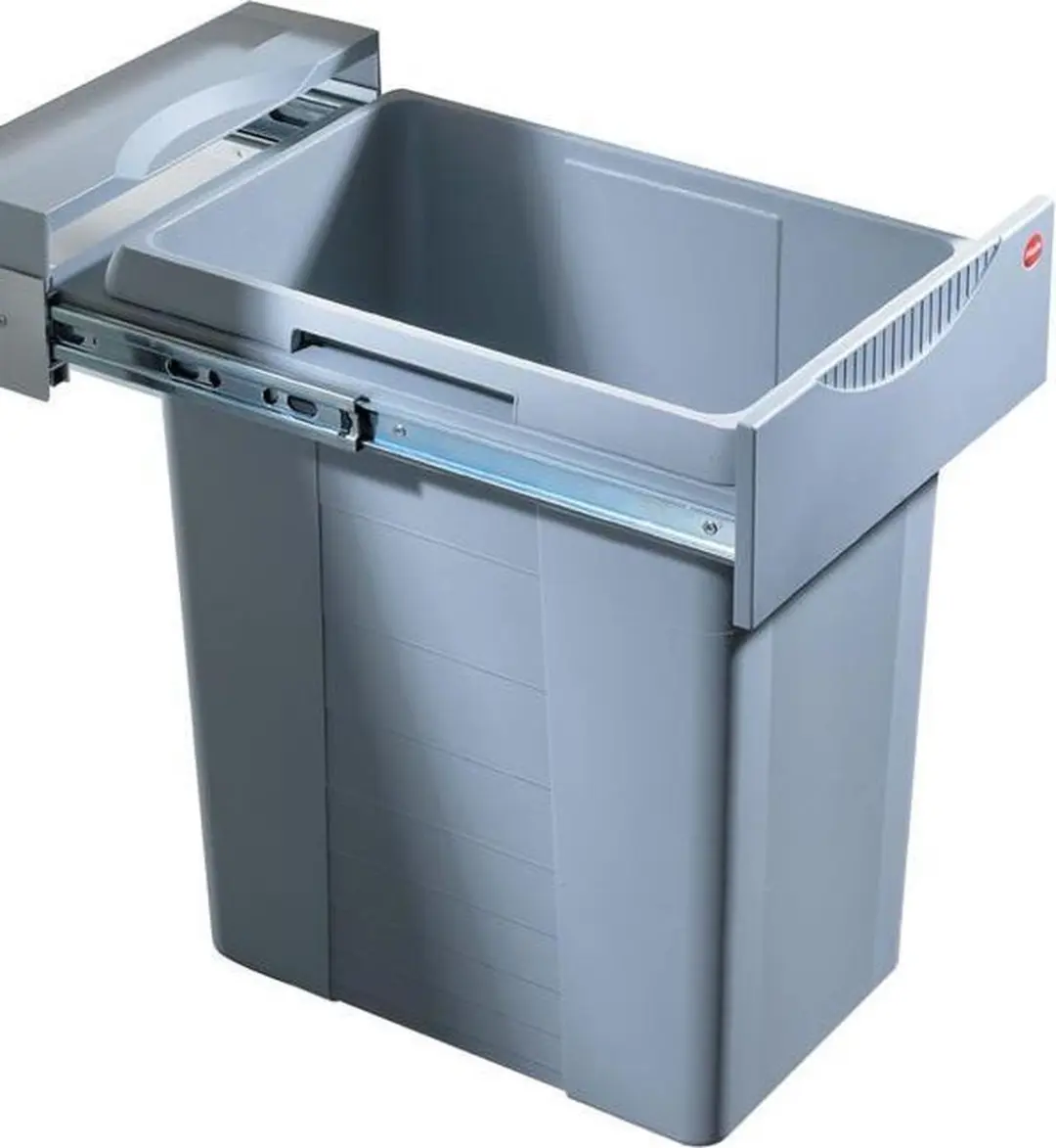 Hailo Easy-Cargo Inbouw Prullenbak AE366840 - 40L Grijs