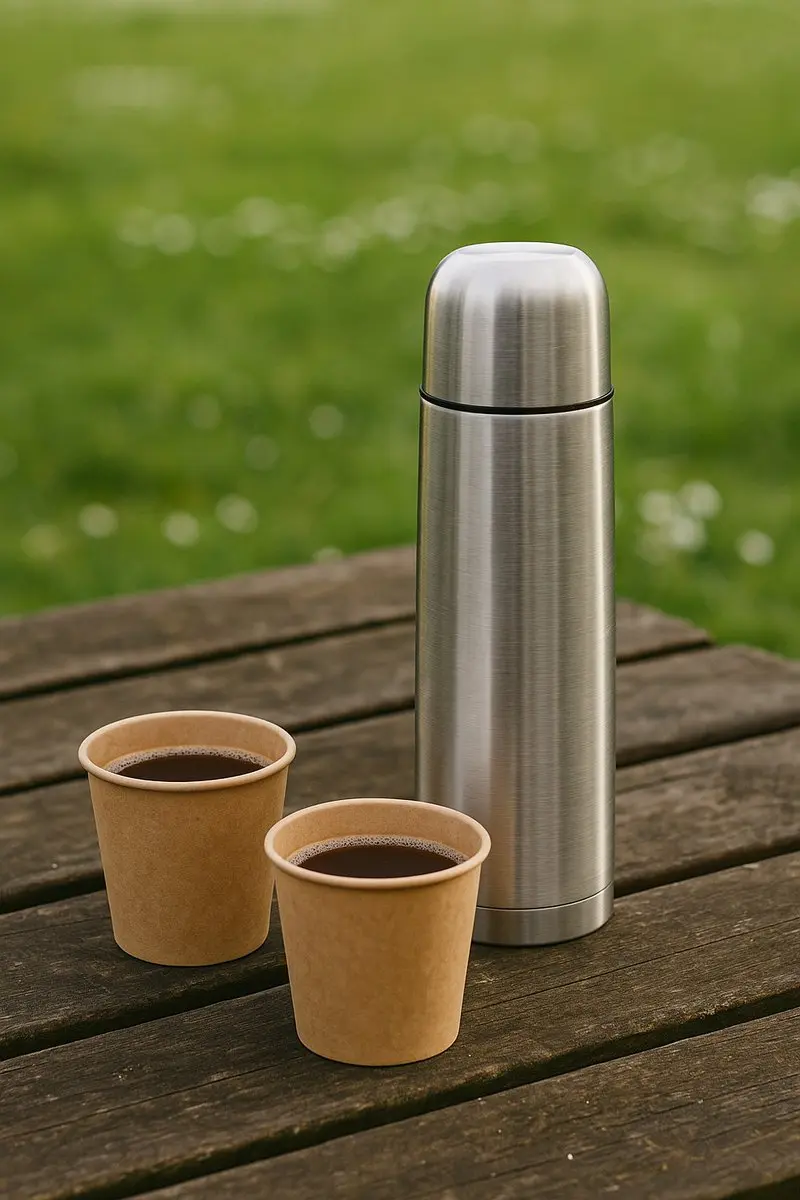 Metaltex Cosmos Thermosfles 750ml - RVS Grijs