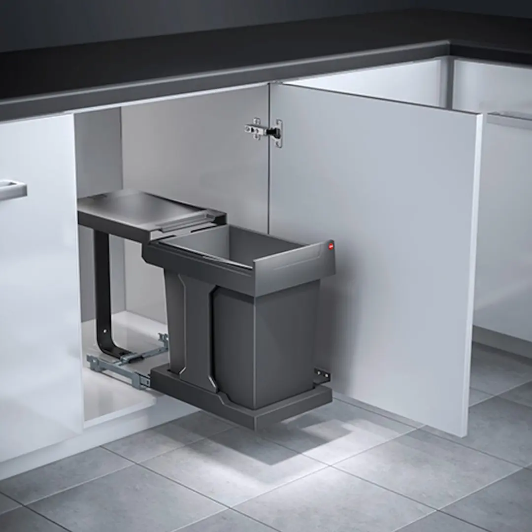 Hailo Tandem-RB AE364112 Inbouw Prullenbak 36L