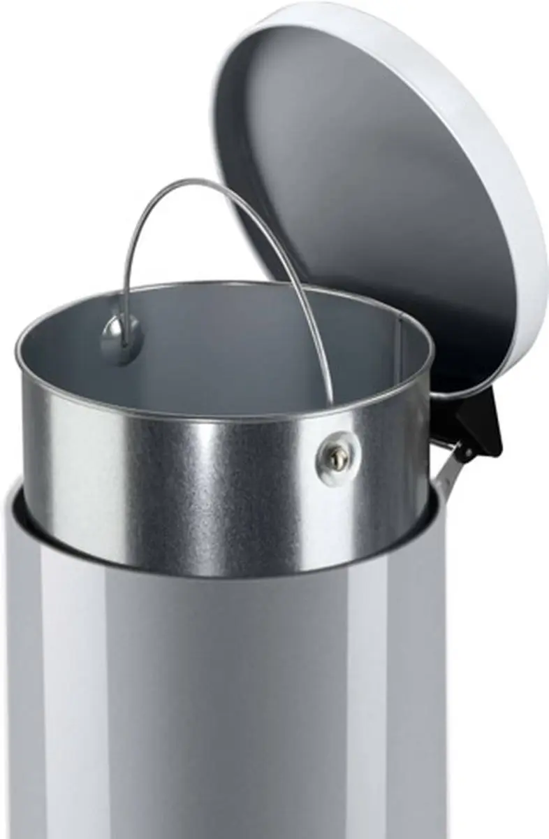 Hailo Solid L Pedaalemmer 18L - Zilver