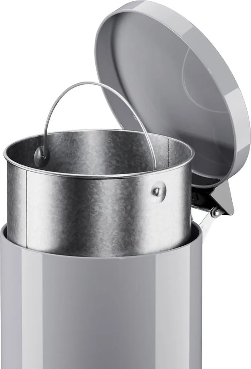 Hailo Solid L Pedaalemmer 18L - Zilver