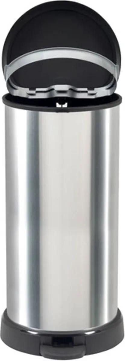 Curver Decobin Prullenbak 40L - Zilver Metallic