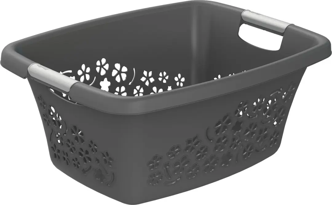 Rotho Flowers Wasmand 25L Antraciet