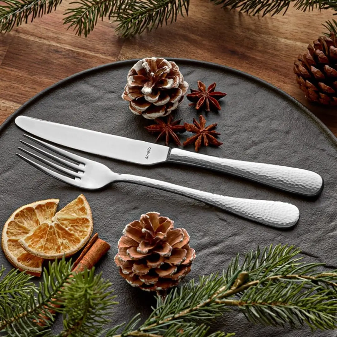 Amefa Sierra 24-delig Bestekset 12 Personen - Zilver - RVS