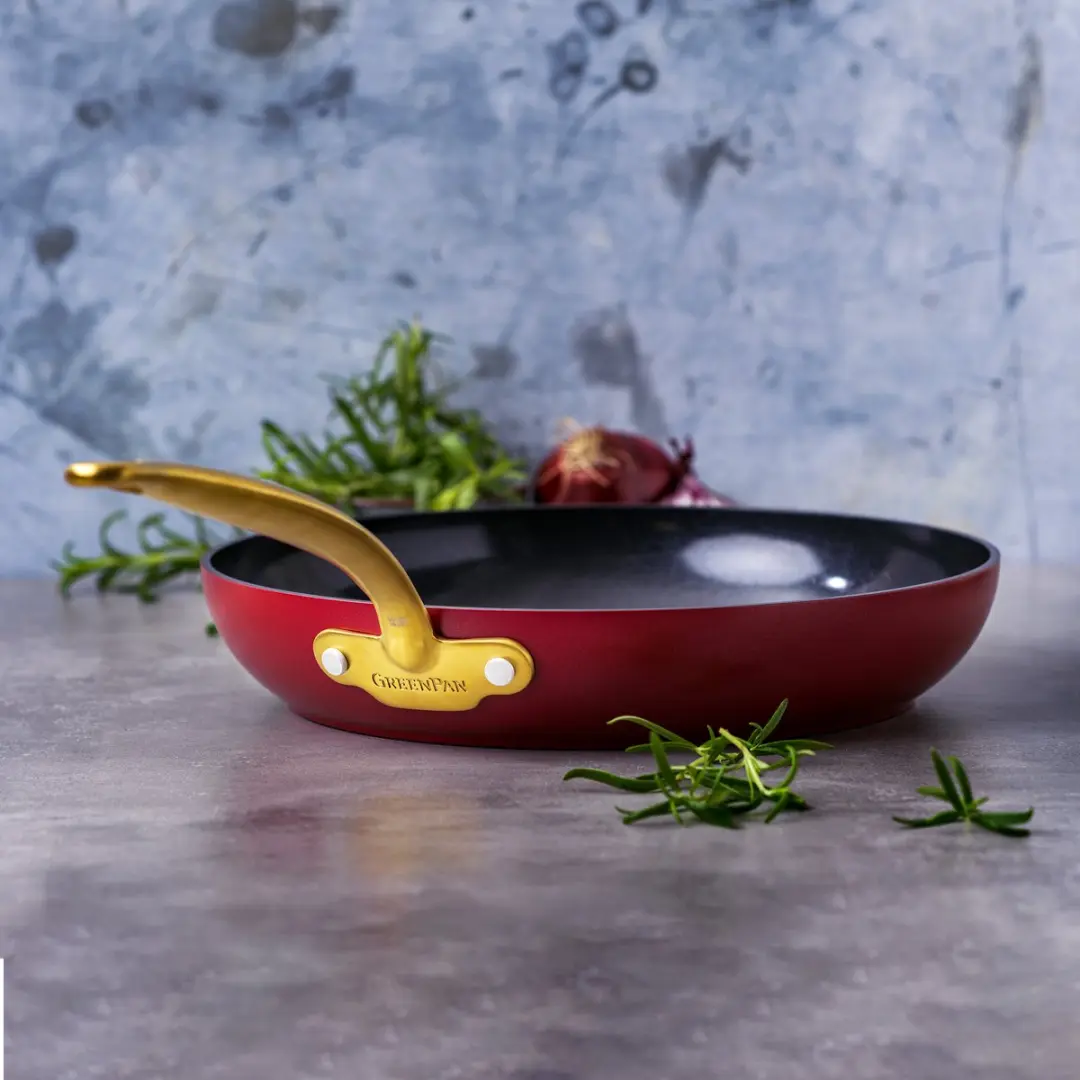 GreenPan Barcelona Koekenpan 28cm - PFAS-vrij - Rood