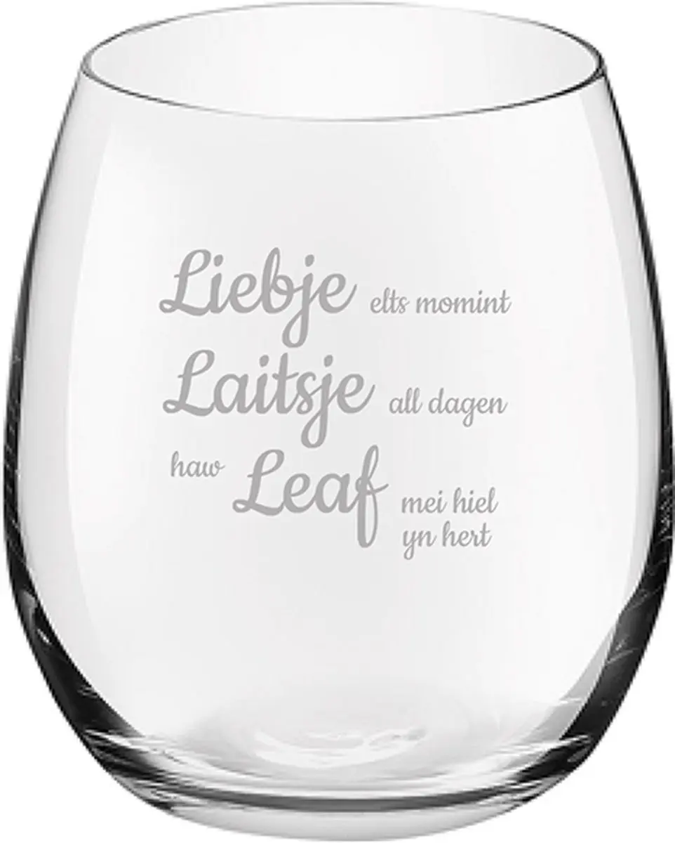 Royal Leerdam Drinkglas Liebje Laitsje Leaf