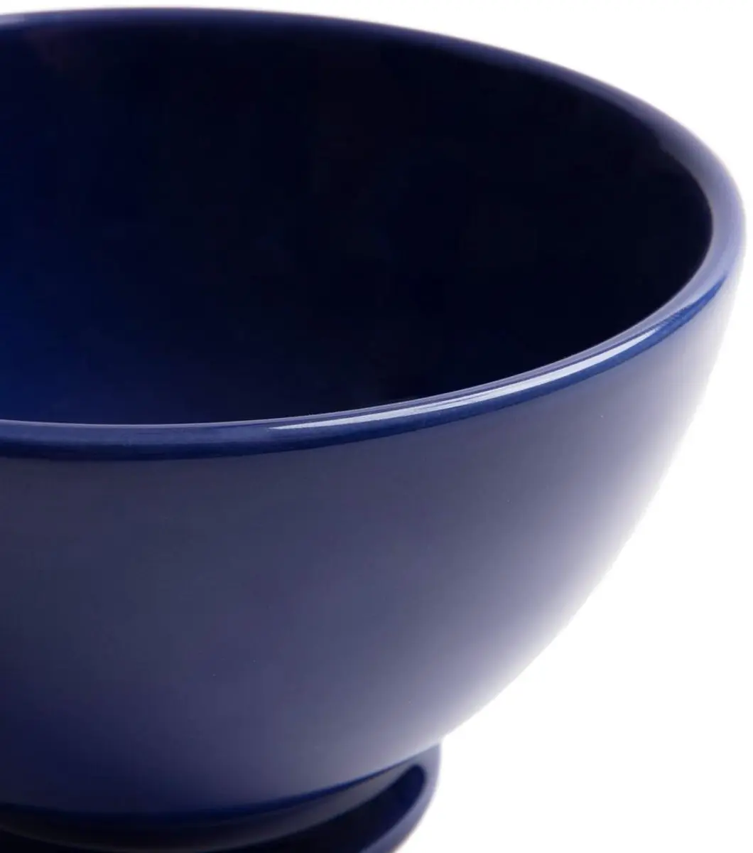 Royal Boch Solids Kommen Ø13cm - 6 Stuks Donkerblauw