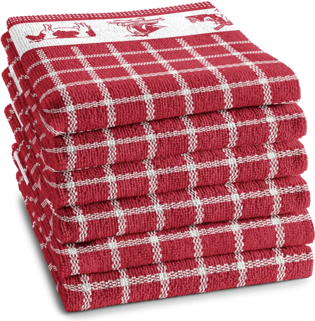 Dutchie Keukendoek Rood