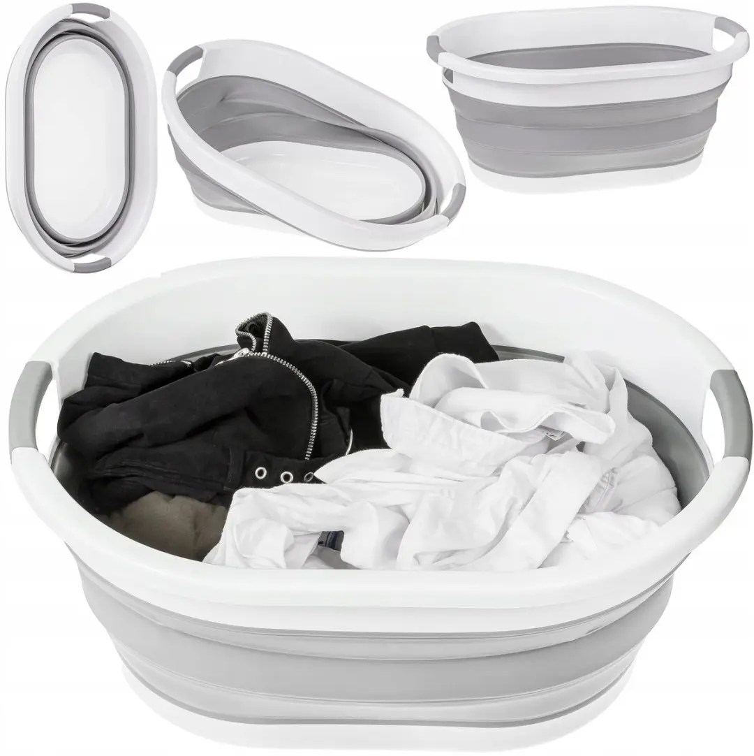 BK Opvouwbare Wasmand Silicoon 25L - Neutraal