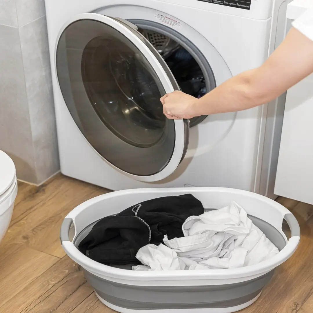 BK Opvouwbare Wasmand Silicoon 25L - Neutraal