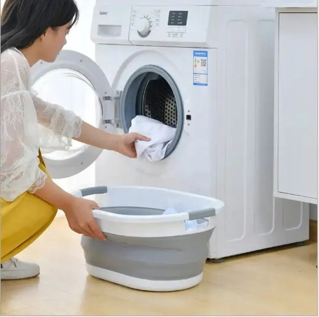 BK Opvouwbare Wasmand Silicoon 25L - Neutraal