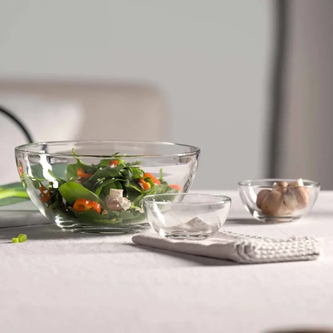 Leonardo CUCINA Schaal 10cm - Transparant - 4 Stuks