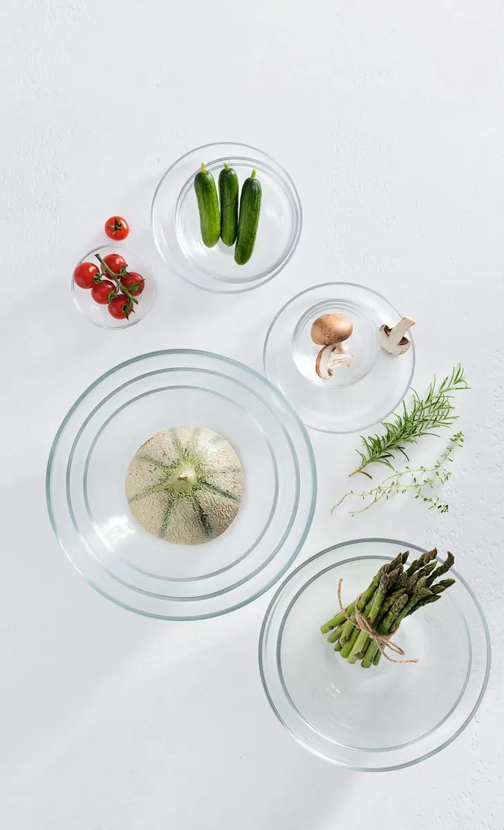 Leonardo CUCINA Schaal 10cm - Transparant - 4 Stuks