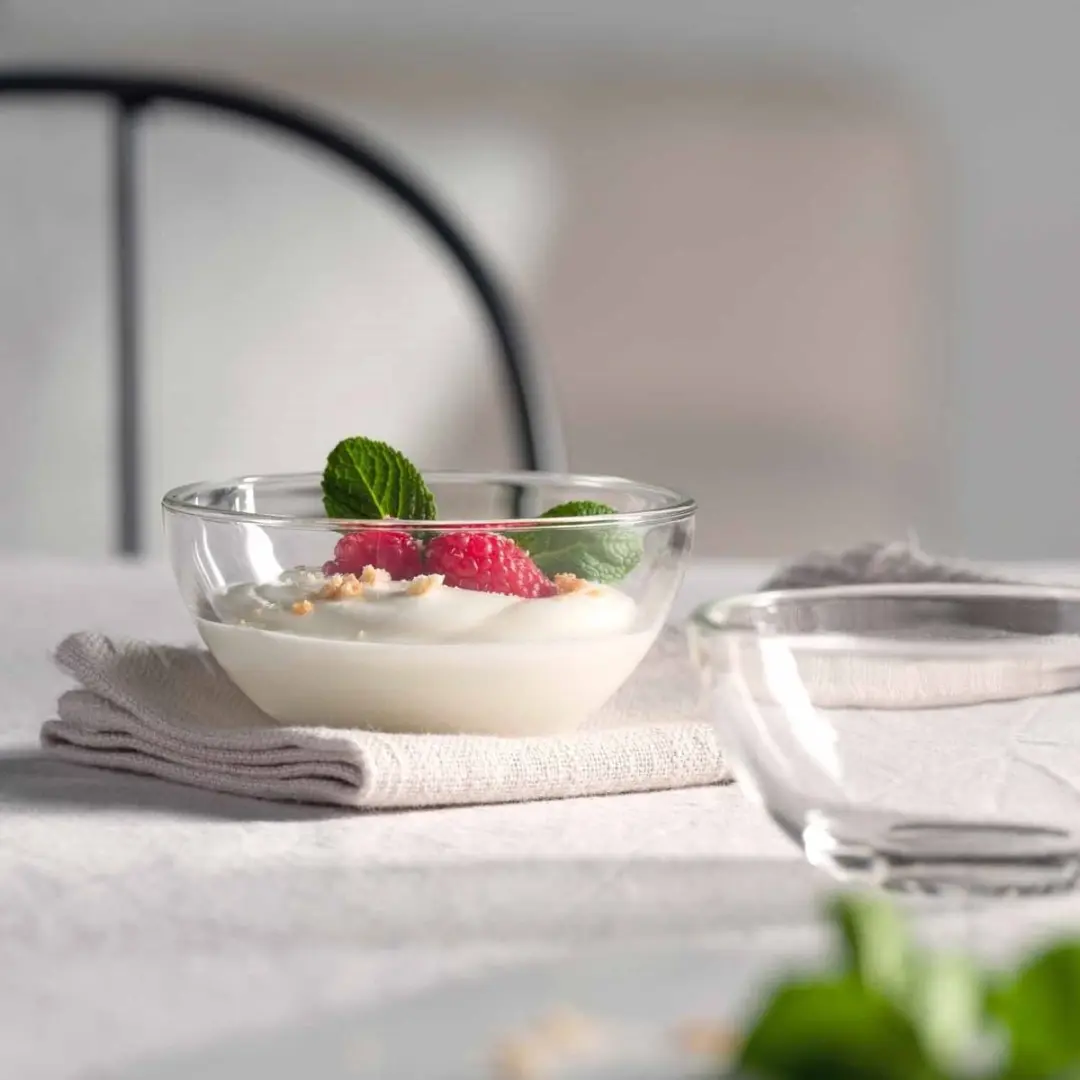 Leonardo CUCINA Schaal 10cm - Transparant - 4 Stuks
