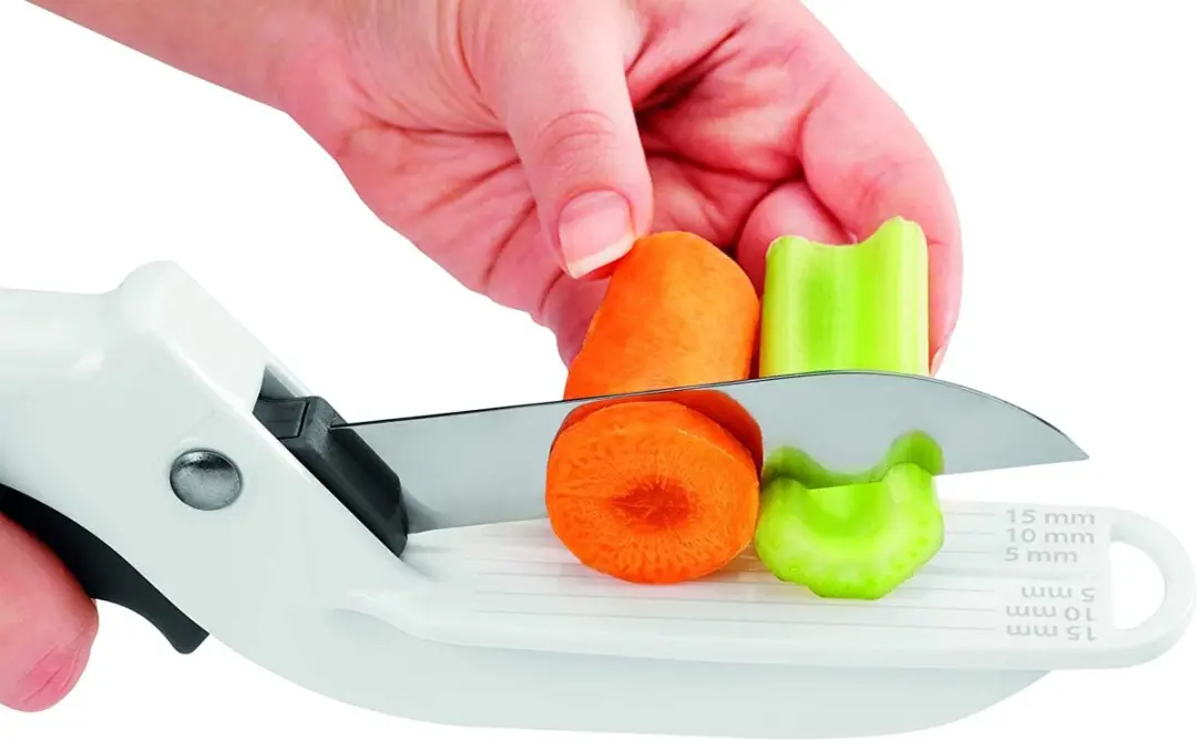 Metaltex Groenteschaar 26cm - Wit/Zwart