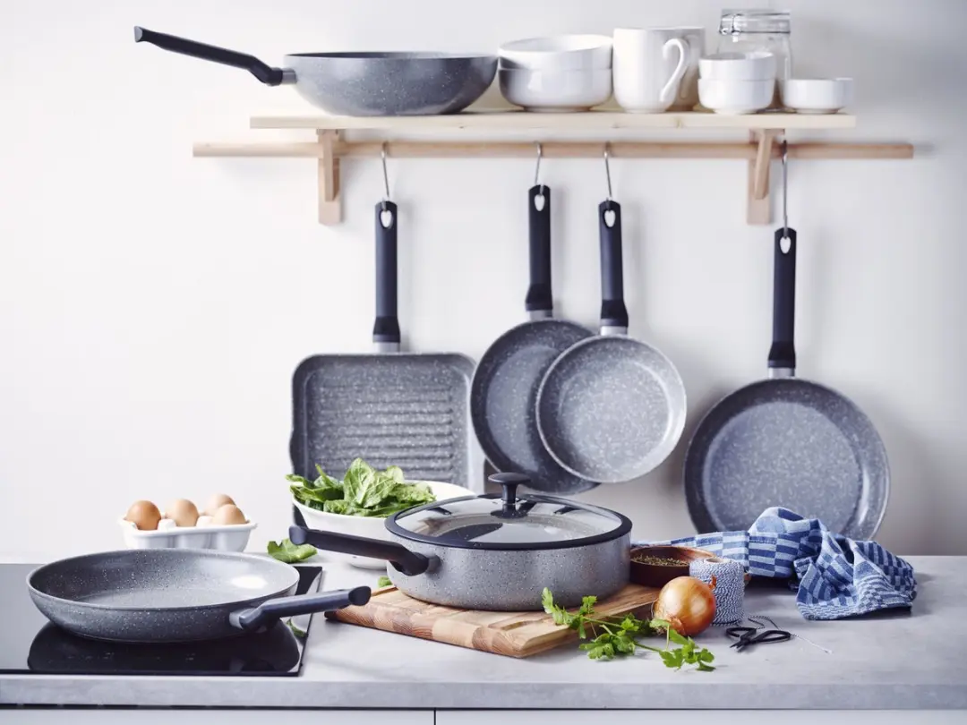 BK Granite Ceramic Koekenpan 30cm - Grijs - afbeelding 6 van 6