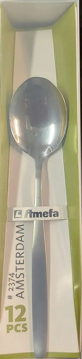 Amefa Tafellepels 12 Stuks - Zilver