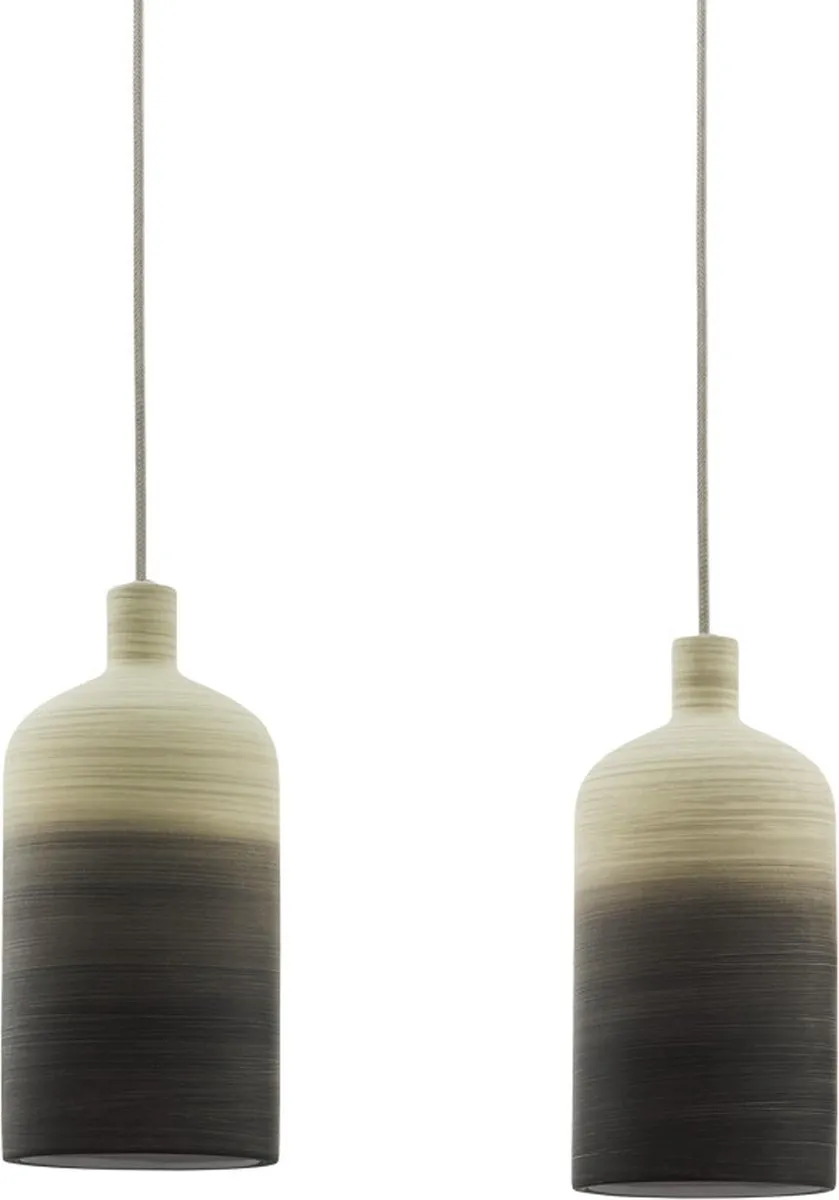 Eglo Azbarren Hanglamp E27 119,5cm - Beige/Grijs - afbeelding 4 van 6