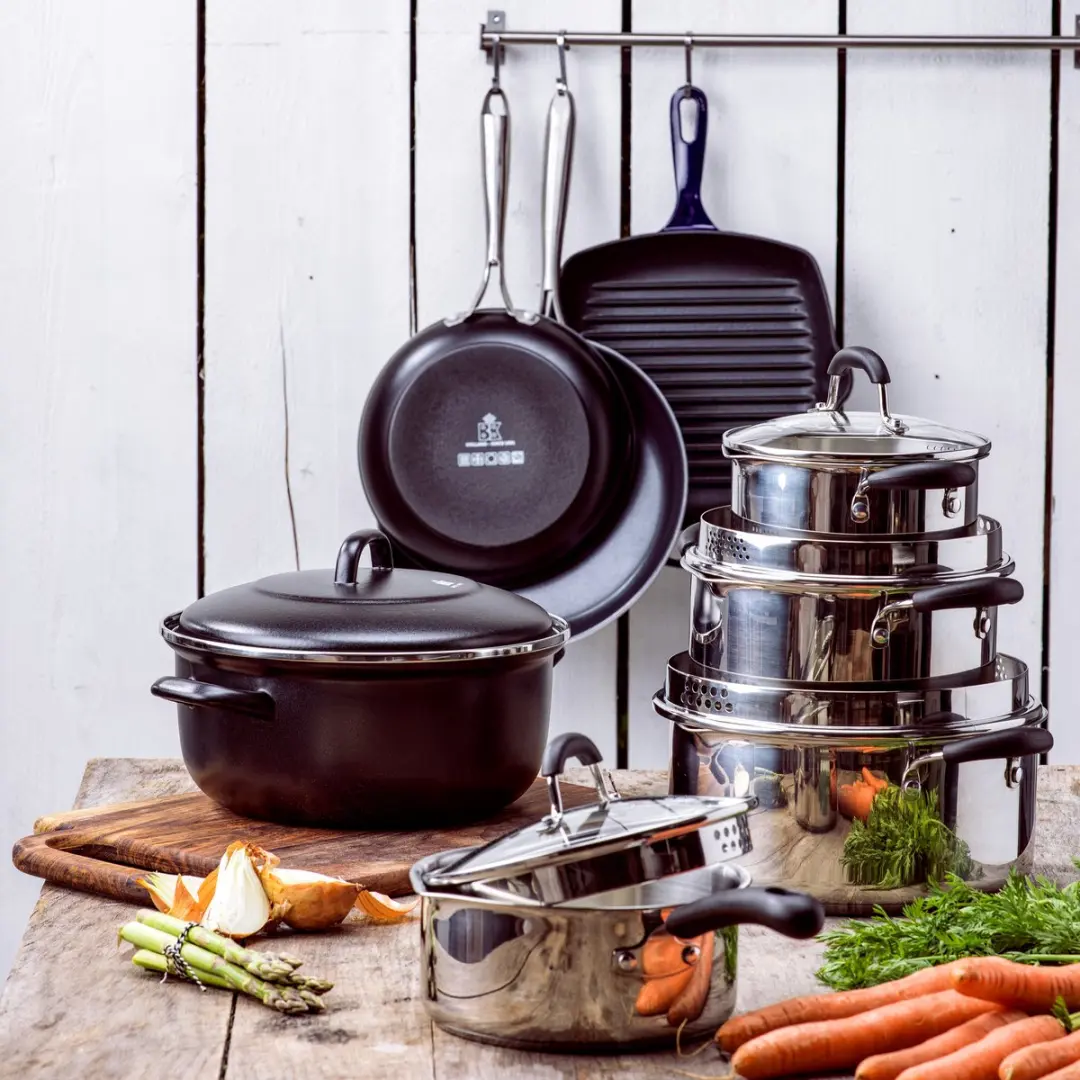 BK Magma Hapjespan 28cm - 3.6L - Inductie/Oven - Zwart