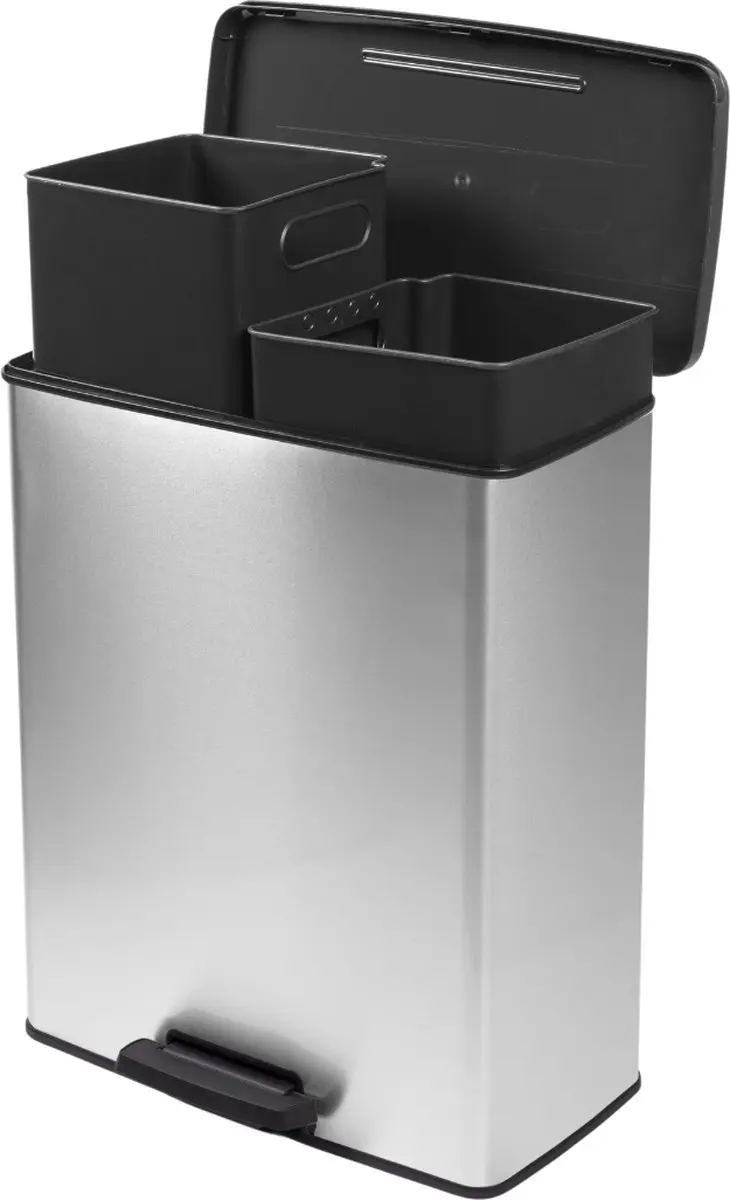 Curver Decobin Duo Prullenbak 52L