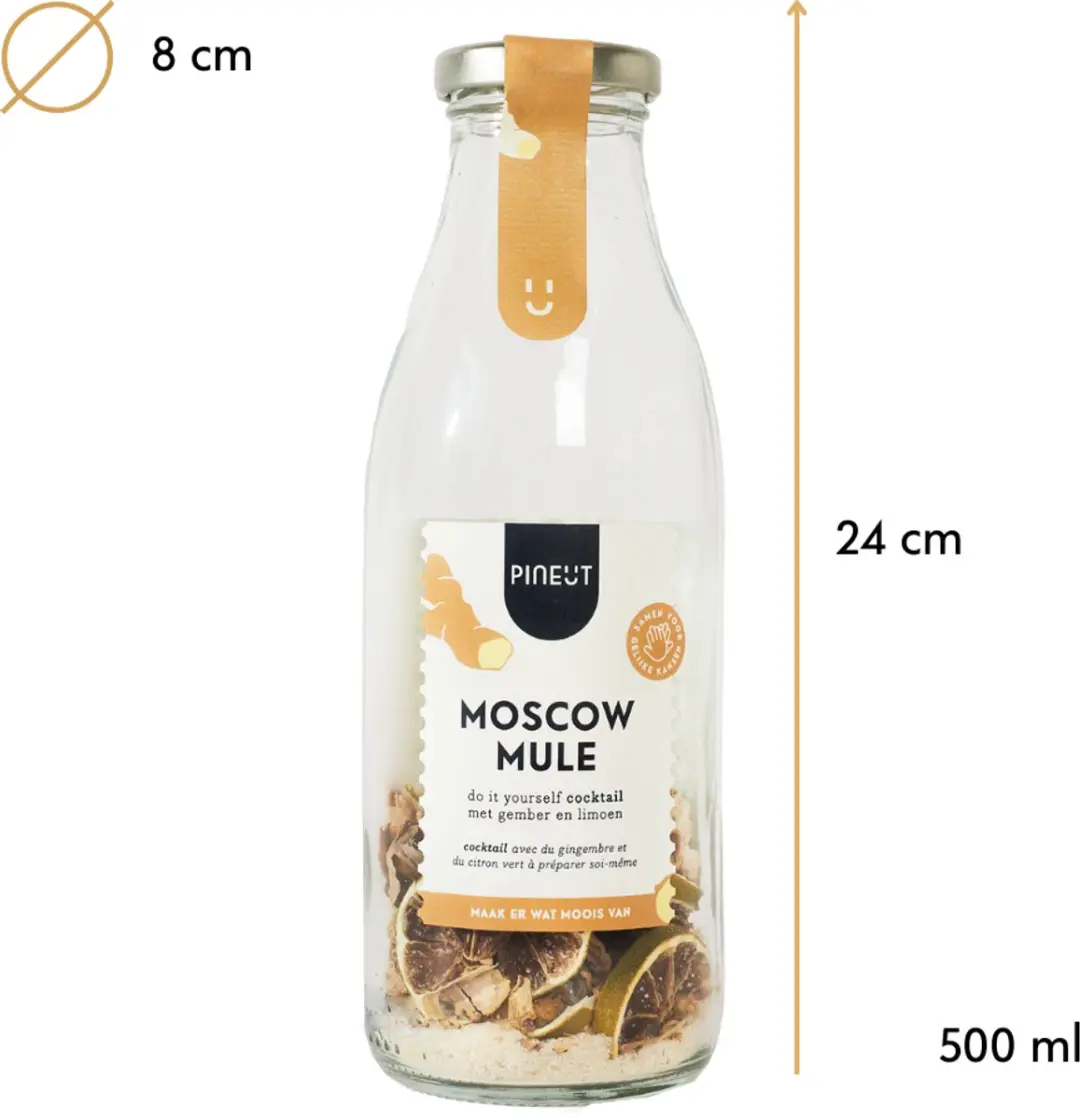 Pineut Moscow Mule Mix Cocktailkruiden Set - Gember & Limoen - afbeelding 6 van 6