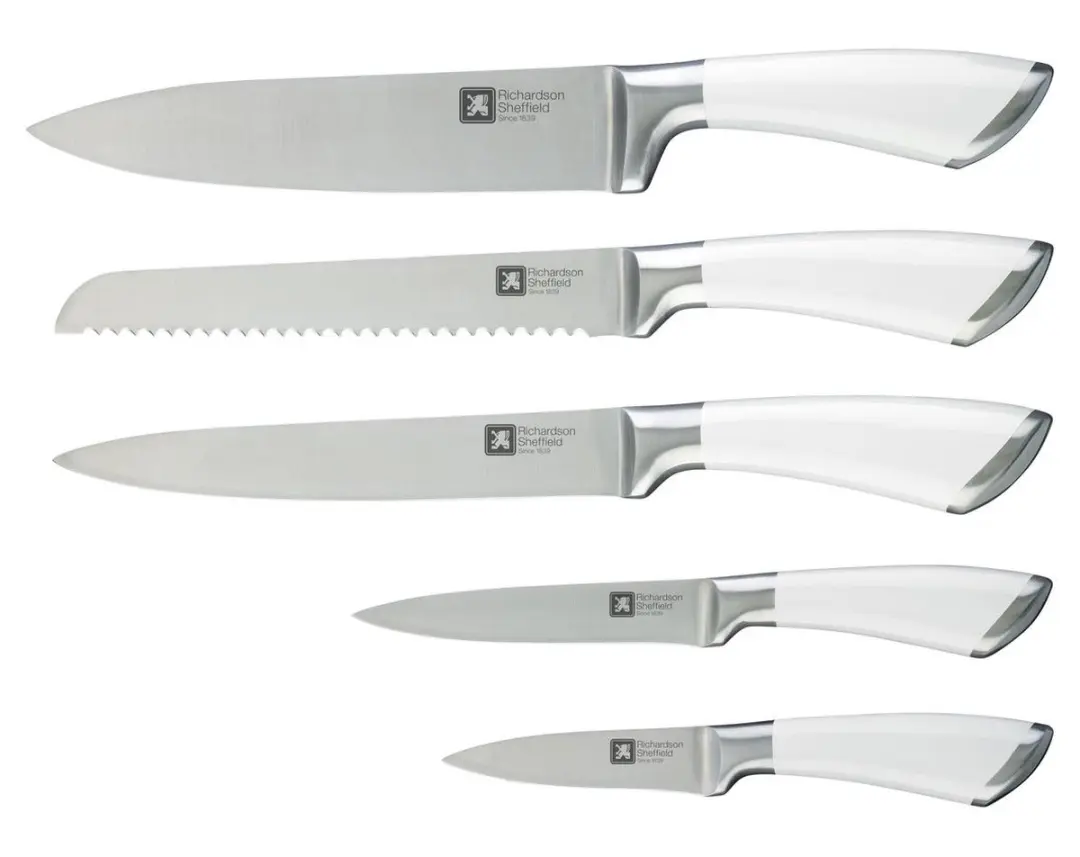 Richardson Sheffield Fusion Messenblok 5-delig - Bamboe Wit