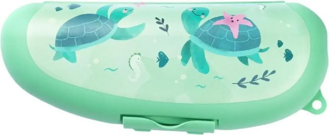 Amuse Bananendoos Sea Life Schildpad - 3-delig Groen