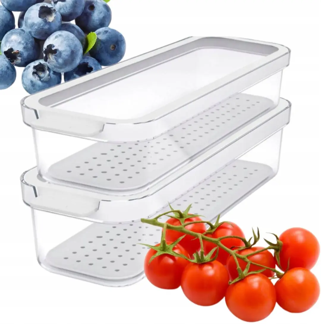 Rotho CauMa Opbergbakjes Koelkast 1,15L
