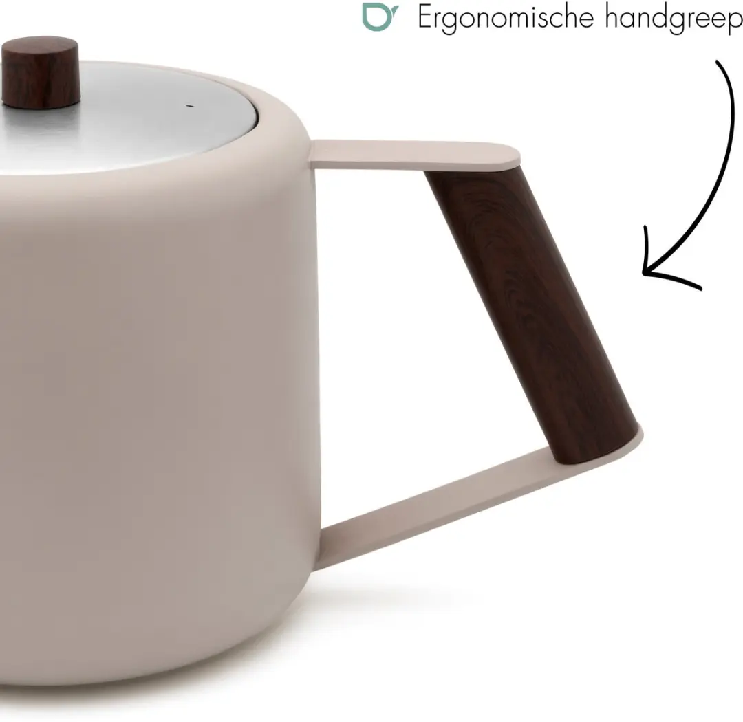 Bredemeijer Theepot Boston Duet Design 1,1L - RVS - Zand