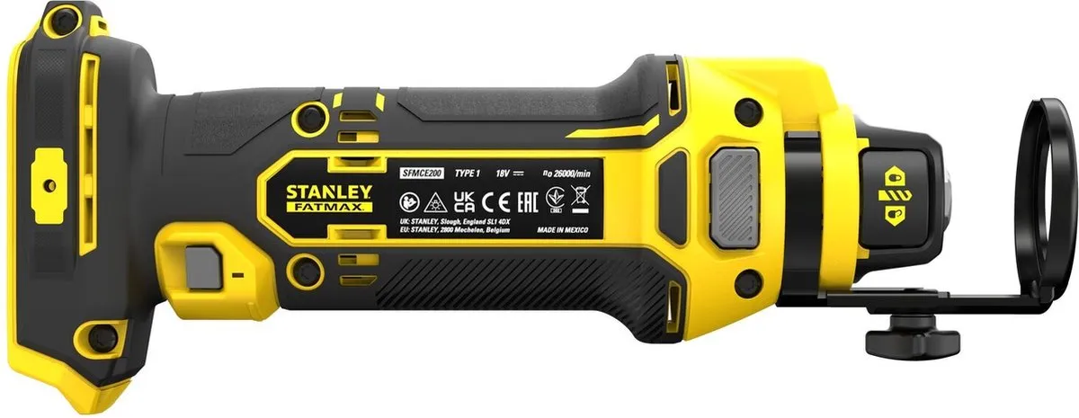 Stanley 18V Accu Gipsplaat Snijmachine SFMCE200B-XJ - Geel/Zwart