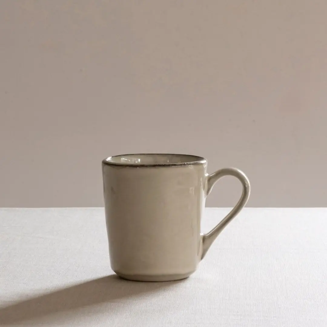 Dutch Rose Organic Mok 39cl - Creme Stoneware