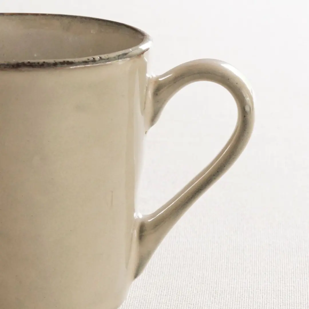 Dutch Rose Organic Mok 39cl - Creme Stoneware