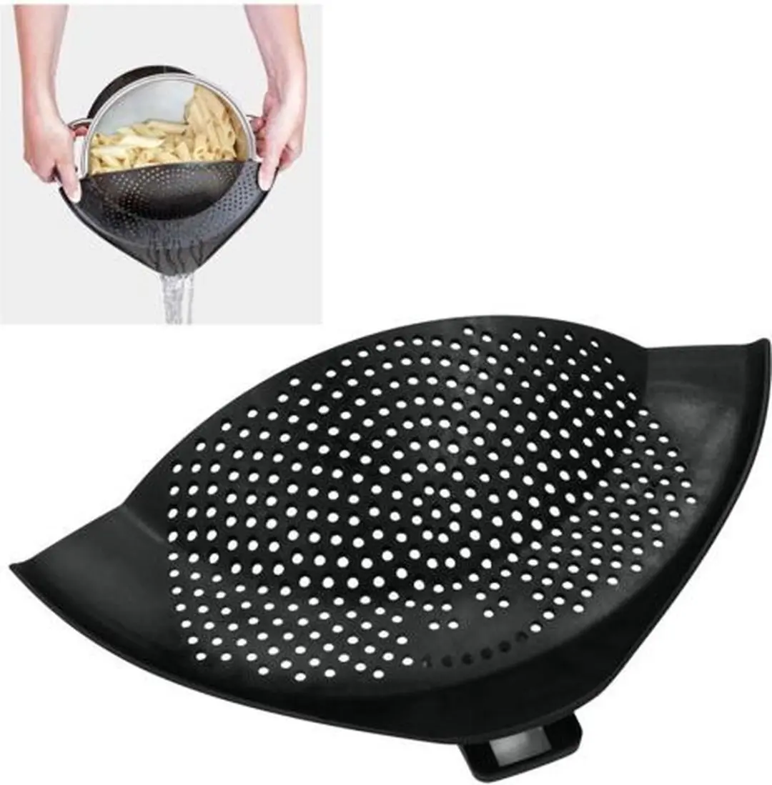 Metaltex 111502 Afgietdeksel Clip On - Zwart - afbeelding 6 van 6