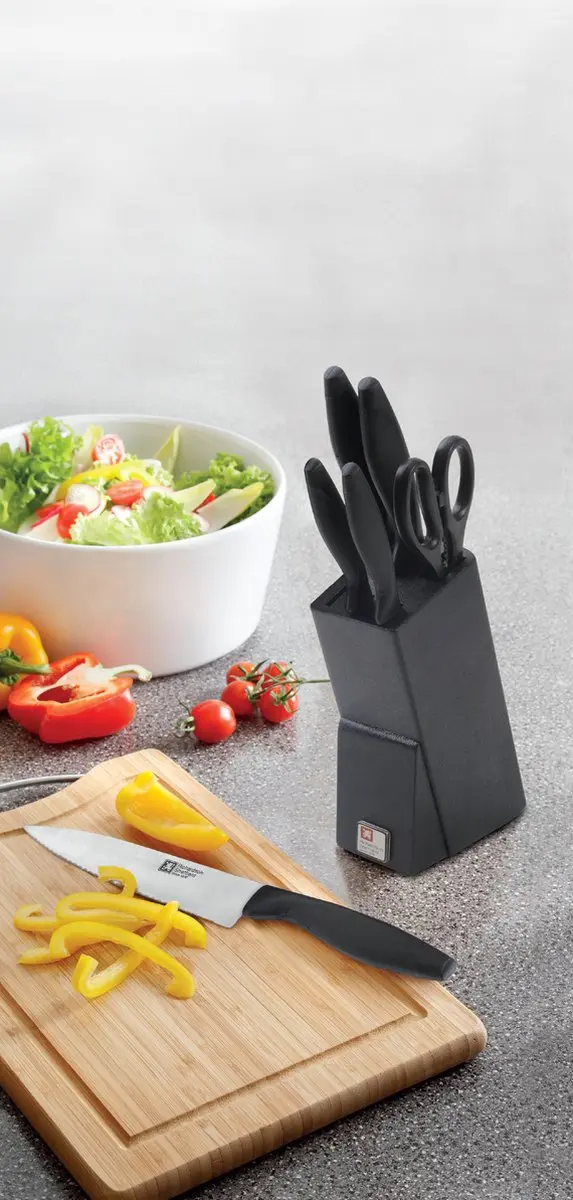 Richardson Sheffield Laser Cuisine Messenset 6-delig - Zwart