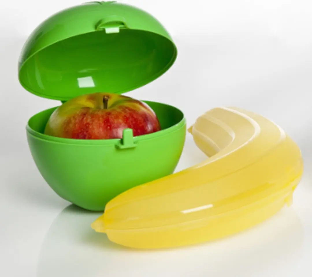 Rotho Appelbox Ø11x8,5cm - Limoengroen