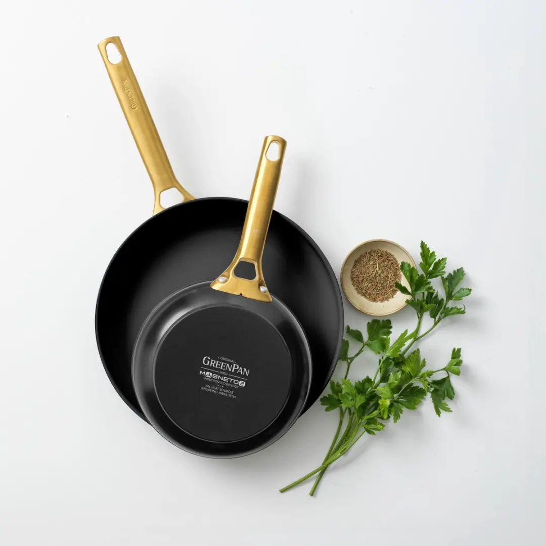 GreenPan Padova Reserve Koekenpannenset 20+26cm - 2 Stuks - Zwart