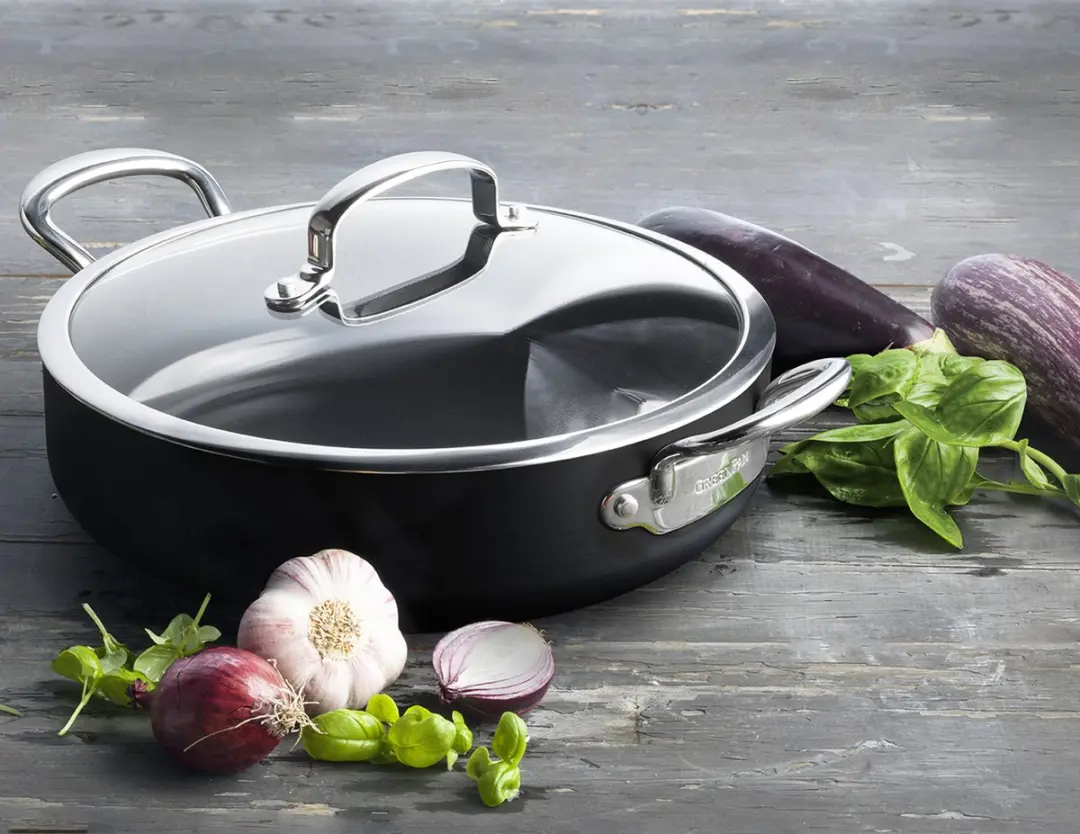 GreenPan Barcelona Hapjespan 30cm - 4.8L - Zwart - afbeelding 6 van 6